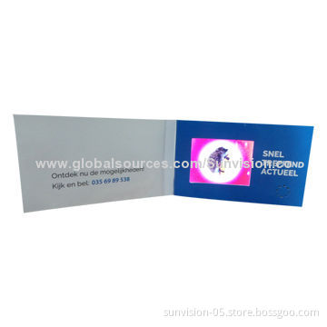 Video business card for promotion, advertising, invitation